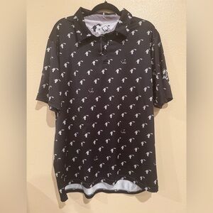 Black Active Golf x Oahu Golf Apparel Men's Polo Shirt XL